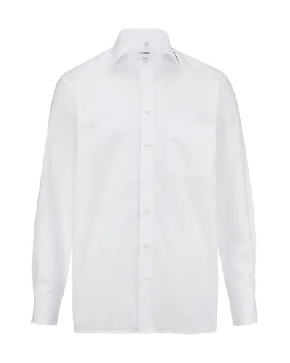 Geovision - OLYMP Herren Hemd 0254 Luxor comfort fit (Langarm, 40, 00 Weiss)