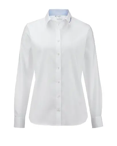 Geovision - OLYMP Damen Bluse 0681 Lucky Bluse (Langarm, 32, 00 Weiss)